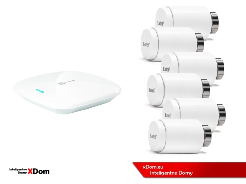Zestaw SATEL BE WAVE Smart HUB + głowice termostatyczne ART-210 ABAX2
