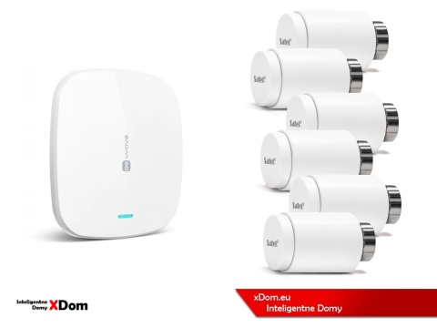 Zestaw SATEL BE WAVE Smart HUB + głowice termostatyczne ART-210 ABAX2