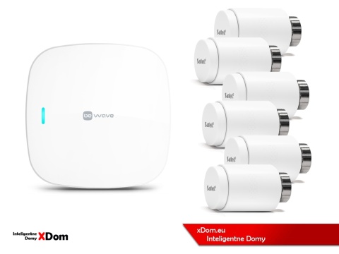 Zestaw SATEL BE WAVE Smart HUB + głowice termostatyczne ART-210 ABAX2