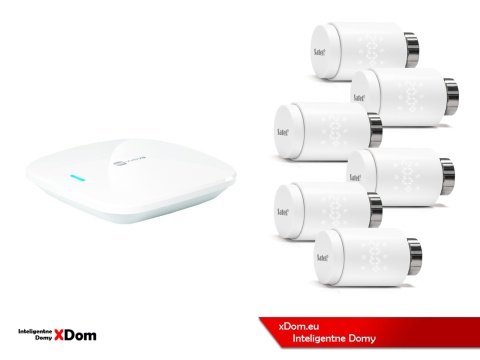 Zestaw SATEL BE WAVE Smart HUB + głowice termostatyczne ART-210 ABAX2