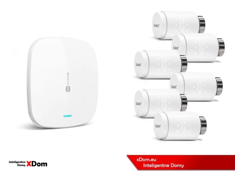 Zestaw SATEL BE WAVE Smart HUB + głowice termostatyczne ART-210 ABAX2