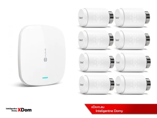 Zestaw SATEL BE WAVE Smart HUB + głowice termostatyczne ART-210 ABAX2