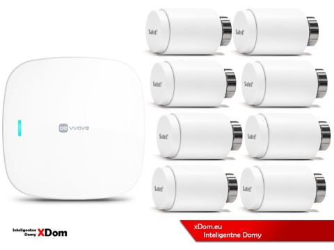 Zestaw SATEL BE WAVE Smart HUB + głowice termostatyczne ART-210 ABAX2