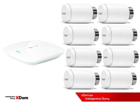 Zestaw SATEL BE WAVE Smart HUB + głowice termostatyczne ART-210 ABAX2