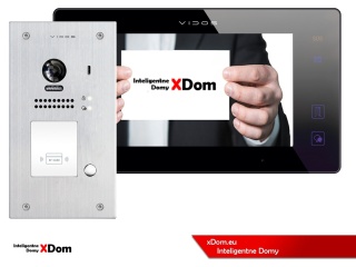 Zestaw Wideodomofon Vidos z czytnikiem RFID S1201A monitor M1021B2