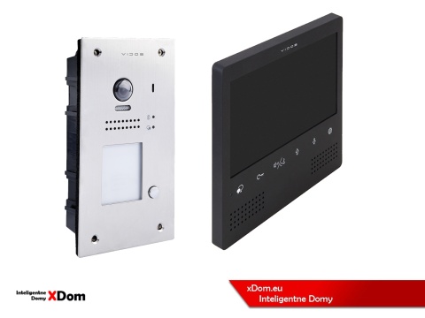 Zestaw Wideodomofon Vidos z czytnikiem RFID S1201A monitor M1023B2