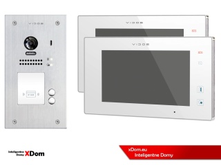 Zestaw Wideodomofon Vidos z czytnikiem RFID S1202A monitor M1021W2