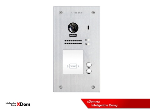 Zestaw Wideodomofon Vidos z czytnikiem RFID S1202A monitor M1023B2