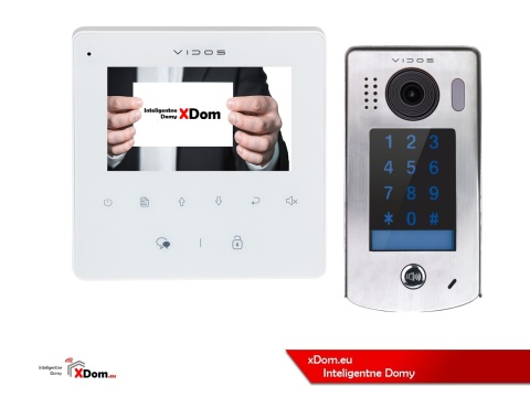 Zestaw Wideodomofon Vidos z szyfratorem S1301D monitor M1022W2