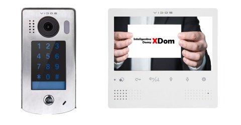 Zestaw Wideodomofon Vidos z szyfratorem S1301D monitor M1023W2