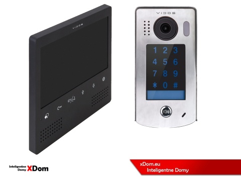 Zestaw Wideodomofon Vidos z szyfratorem S1301D monitor M1023B2