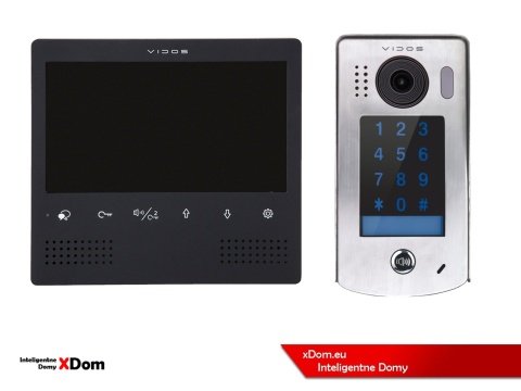 Zestaw Wideodomofon Vidos z szyfratorem S1301D monitor M1023B2