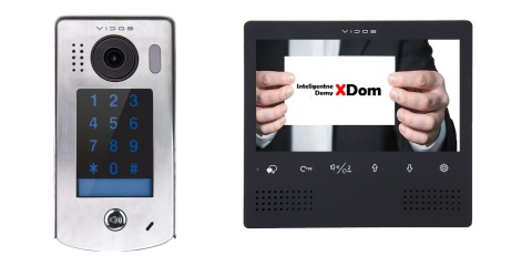 Zestaw Wideodomofon Vidos z szyfratorem S1301D monitor M1023B2
