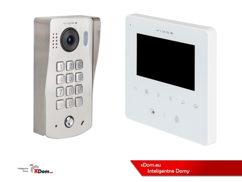 Zestaw Wideodomofon Vidos z szyfratorem S1311D monitor M1022W2