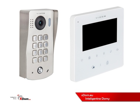 Zestaw Wideodomofon Vidos z szyfratorem S1311D monitor M1022W2