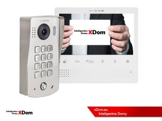 Zestaw Wideodomofon Vidos z szyfratorem S1311D monitor M1023W2