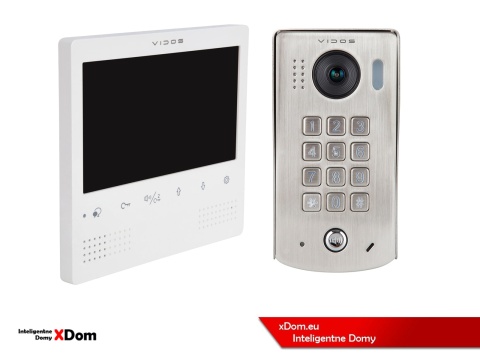 Zestaw Wideodomofon Vidos z szyfratorem S1311D monitor M1023W2