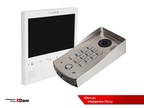 Zestaw Wideodomofon Vidos z szyfratorem S1311D monitor M1023W2