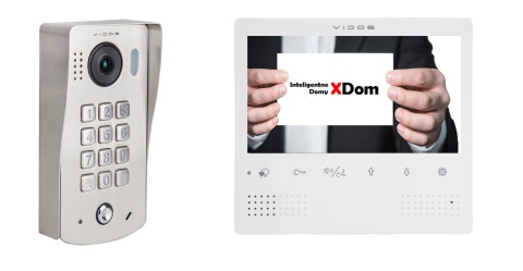 Zestaw Wideodomofon Vidos z szyfratorem S1311D monitor M1023W2