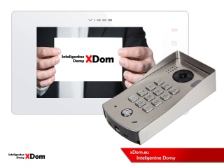 Zestaw Wideodomofon Vidos z szyfratorem S1311D monitor M1021W2