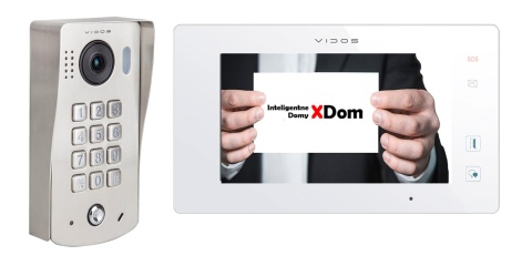 Zestaw Wideodomofon Vidos z szyfratorem S1311D monitor M1021W2