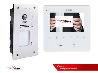 Zestaw Wideodomofon Vidos z czytnikiem RFID S1201A monitor M1022W2