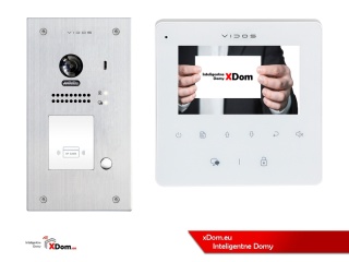 Zestaw Wideodomofon Vidos z czytnikiem RFID S1201A monitor M1022W2