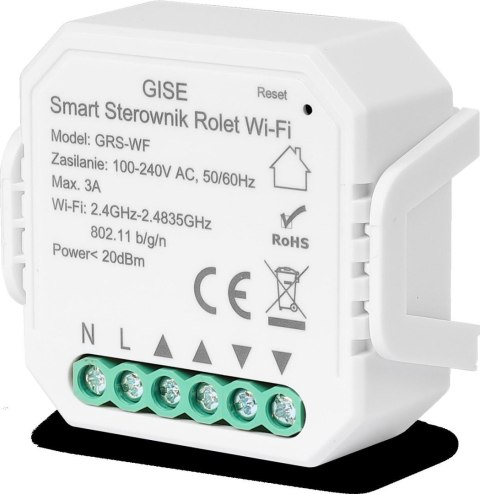 GISE Smart Sterownik roletowy WiFi GEN 2 | Tuya | GRS-WF