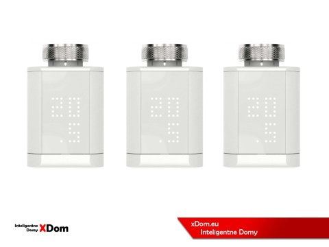 Somfy 1870508 inteligentna głowica termostatyczna 3 sztuki smart głowica