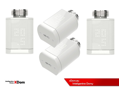 Somfy 1870508 inteligentna głowica termostatyczna 4 sztuki smart głowica