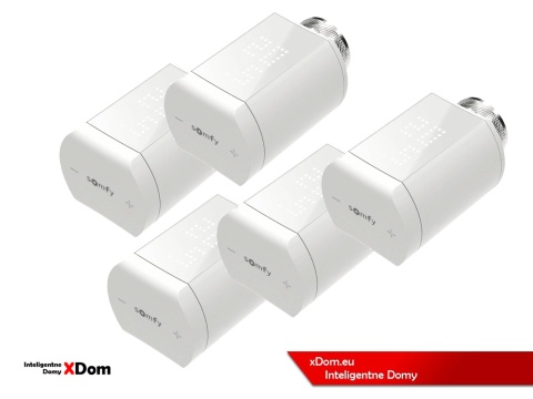 Somfy 1870508 inteligentna głowica termostatyczna 5 sztuki smart głowica
