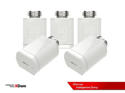 Somfy 1870508 inteligentna głowica termostatyczna 5 sztuki smart głowica