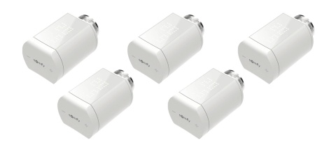 Somfy 1870508 inteligentna głowica termostatyczna 5 sztuki smart głowica