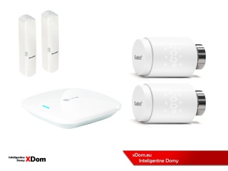 Zestaw SATEL BE WAVE Smart HUB + głowice termostatyczne ART-210 ABAX2 + czujnik temperatury