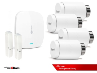 Zestaw SATEL BE WAVE Smart HUB + głowice termostatyczne ART-210 ABAX2 + czujnik temperatury