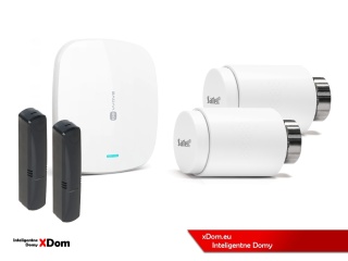 Zestaw SATEL BE WAVE Smart HUB + głowice termostatyczne ART-210BG ABAX2 + czujnik temperatury