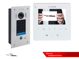 Zestaw Wideodomofon Vidos z szyfratorem S1401D monitor M1022W2