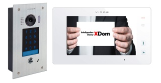 Zestaw Wideodomofon Vidos z szyfratorem S1401D monitor M1021W2