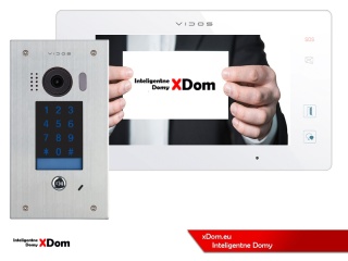 Zestaw Wideodomofon Vidos z szyfratorem S1401D monitor M1021W2