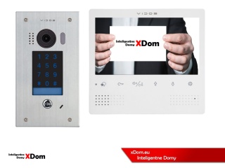 Zestaw Wideodomofon Vidos z szyfratorem S1401D monitor M1023W2
