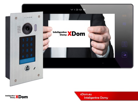 Zestaw Wideodomofon Vidos z szyfratorem S1401D monitor M1021B2