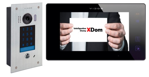 Zestaw Wideodomofon Vidos z szyfratorem S1401D monitor M1021B2