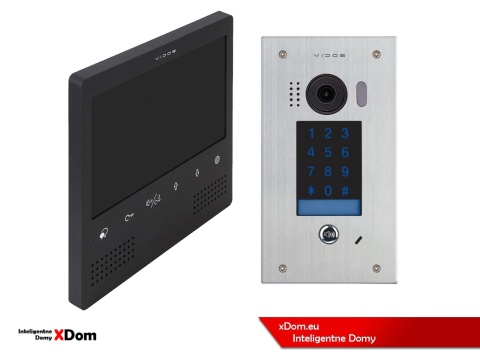 Zestaw Wideodomofon Vidos z szyfratorem S1401D monitor M1023B2
