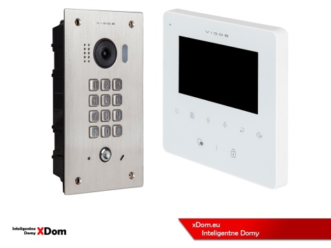 Zestaw Wideodomofon Vidos z szyfratorem S1411D monitor M1022W2