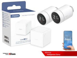 Zestaw inteligentne ogrzewanie Aqara Cube termostat SRTS-A01