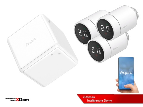 Zestaw inteligentne ogrzewanie Aqara Cube termostat SRTS-A01