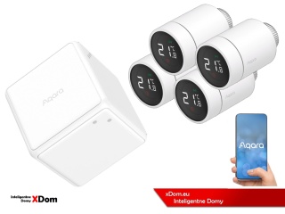 Zestaw inteligentne ogrzewanie Aqara Cube termostat SRTS-A01