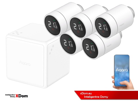 Zestaw inteligentne ogrzewanie Aqara Cube termostat SRTS-A01