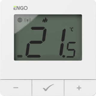ENGO Controls E20i-W - Internetowy, bezprzewodowyregulator temperatury, Wi-Fi, biały