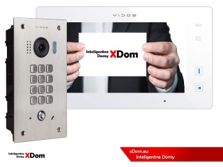 Zestaw Wideodomofon Vidos z szyfratorem S1411D monitor M1021W2